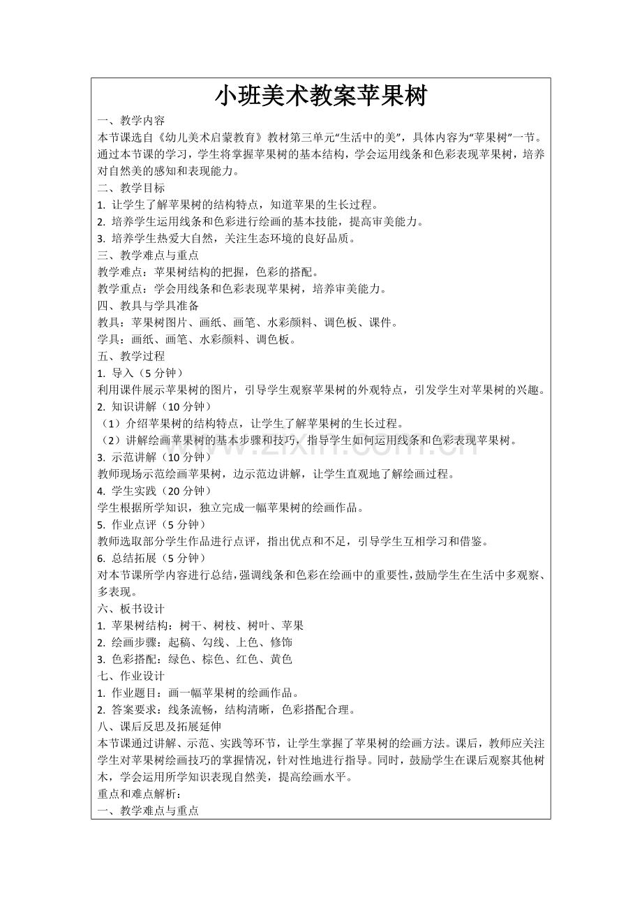 小班美术教案苹果树范例.doc_第1页