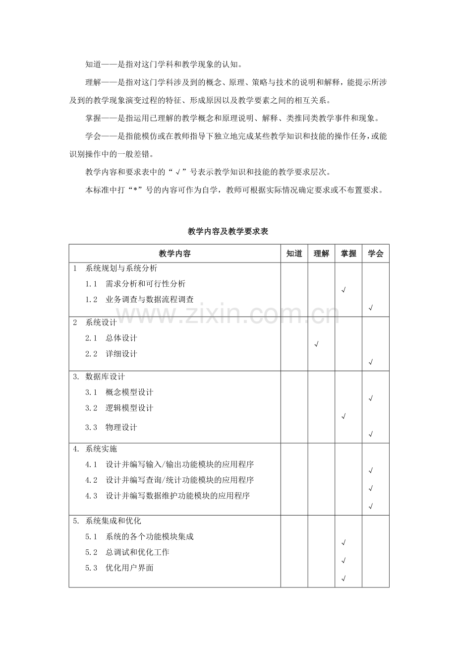 《管理信息系统分析与设计》实训大纲.doc_第2页