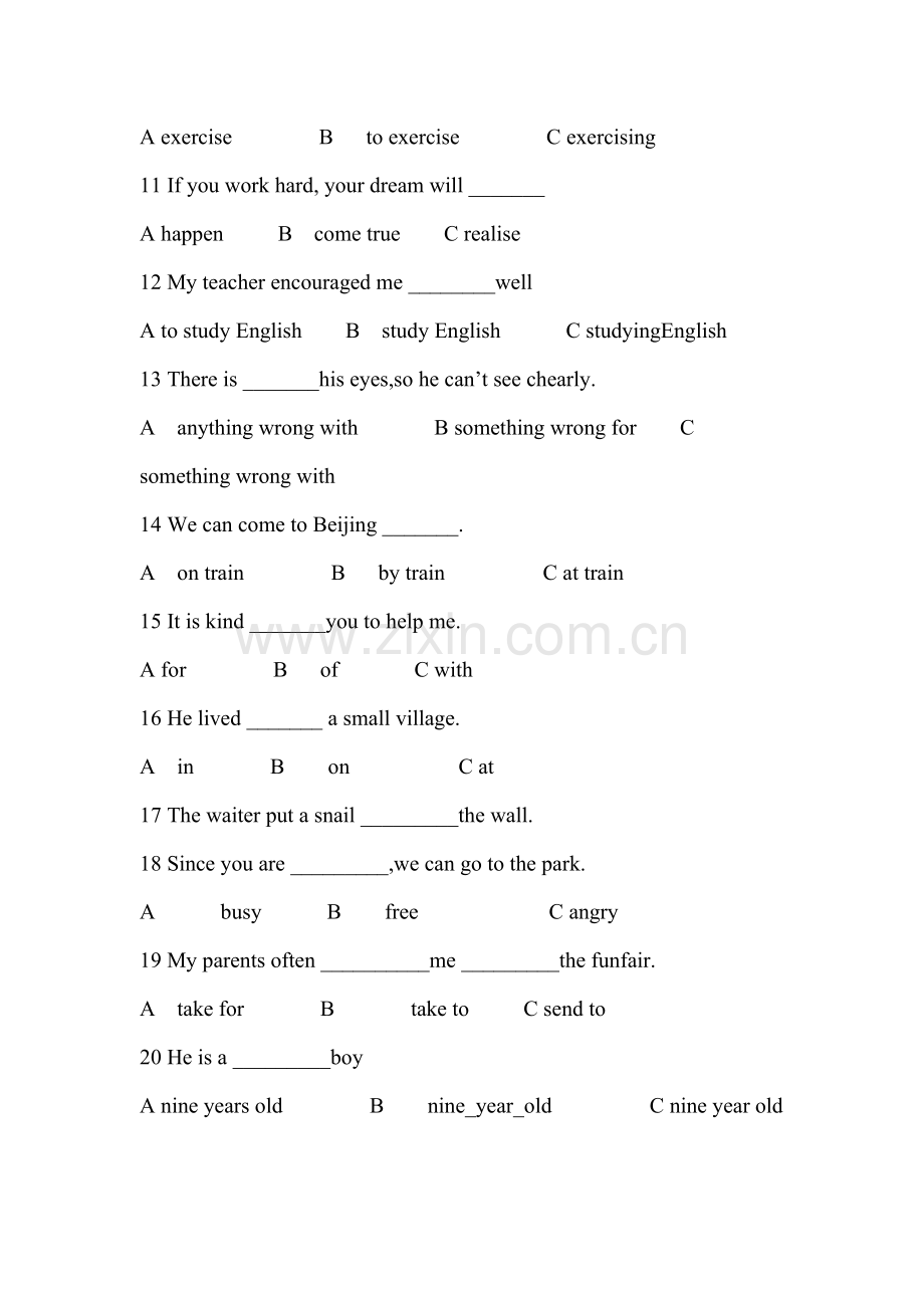 初二英语题目.doc_第2页