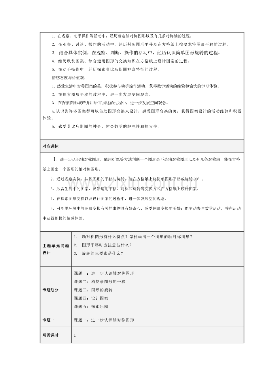 《对称、平移与旋转》主题单元设计.doc_第2页