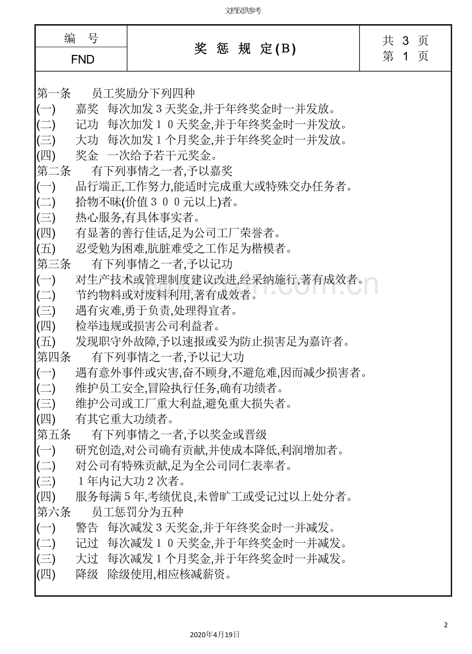 现代企业奖惩制度.doc_第2页