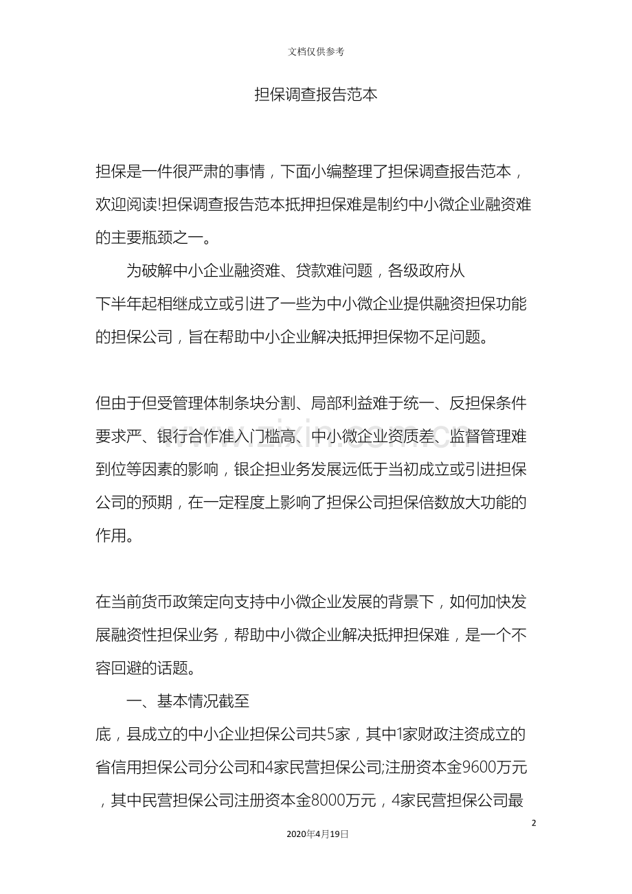 担保调查报告范本.docx_第2页