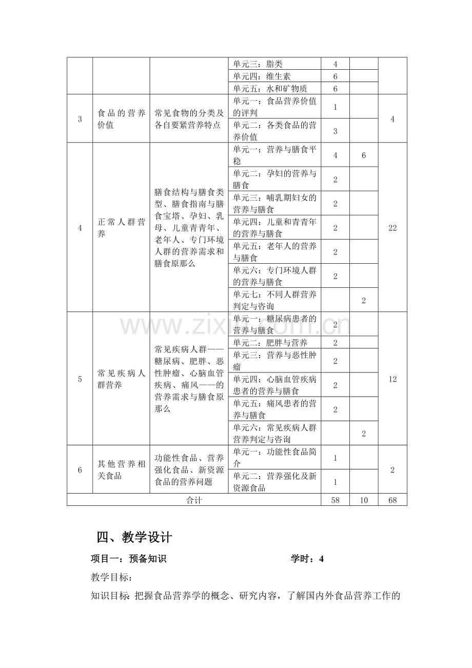 《食品营养学》课程标准介绍.docx_第2页