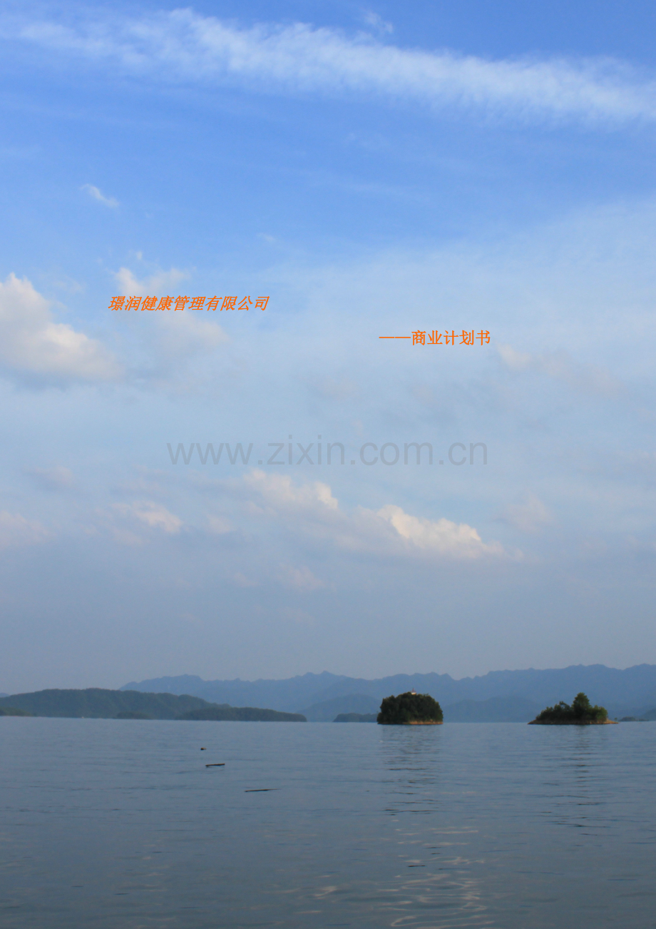 健康管理有限公司商业计划书.doc_第2页