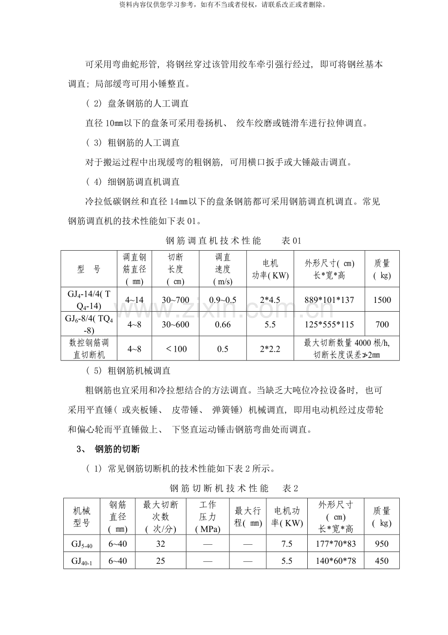 桩基钢筋作业指导书样本.doc_第2页