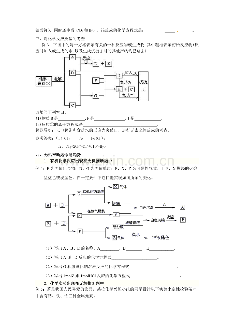 “高考无机推断、框图题”复习策略及题型趋势.doc_第2页