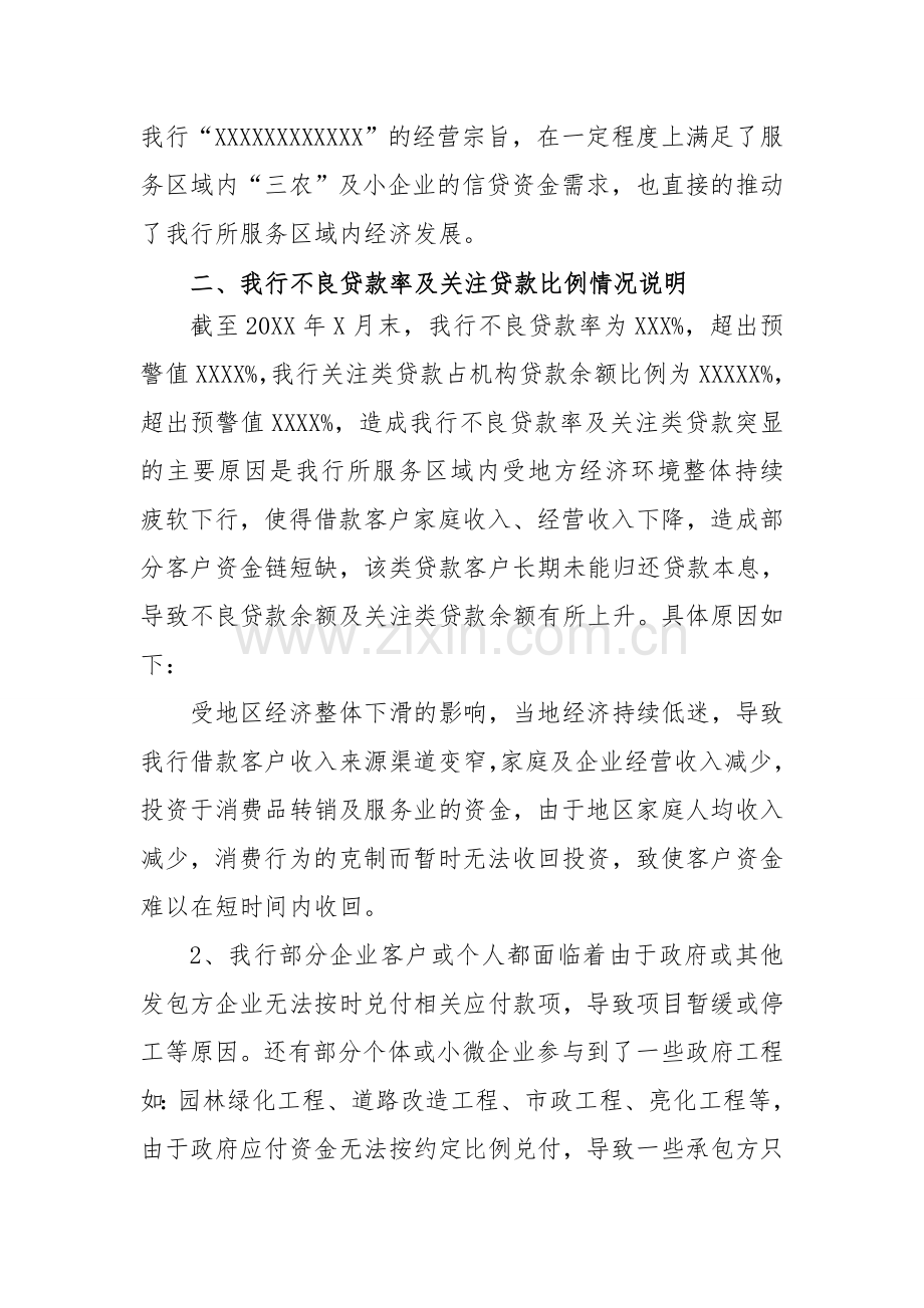 银行关于银监分局风险提示整改报告.doc_第2页