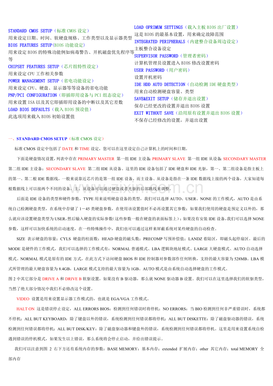 BIOS设置详解.doc_第1页