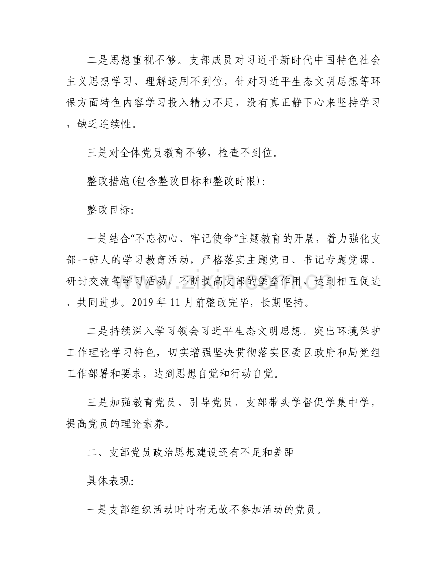 党支部整改问题清单【五篇】.docx_第2页