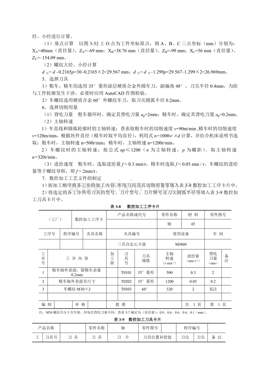 机床数控技术课程设计参考资料.doc_第2页