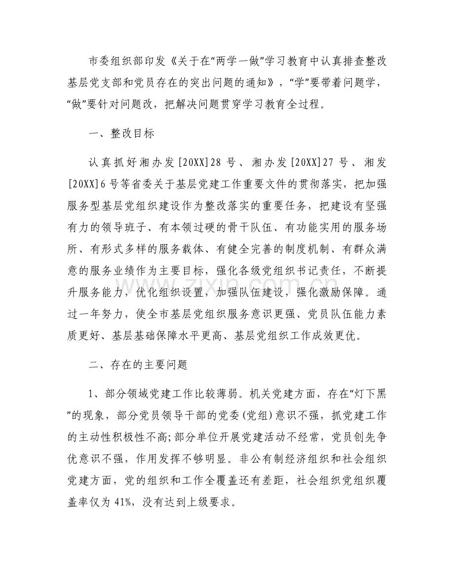 支部班子查摆问题清单及整改措施(通用6篇).docx_第2页