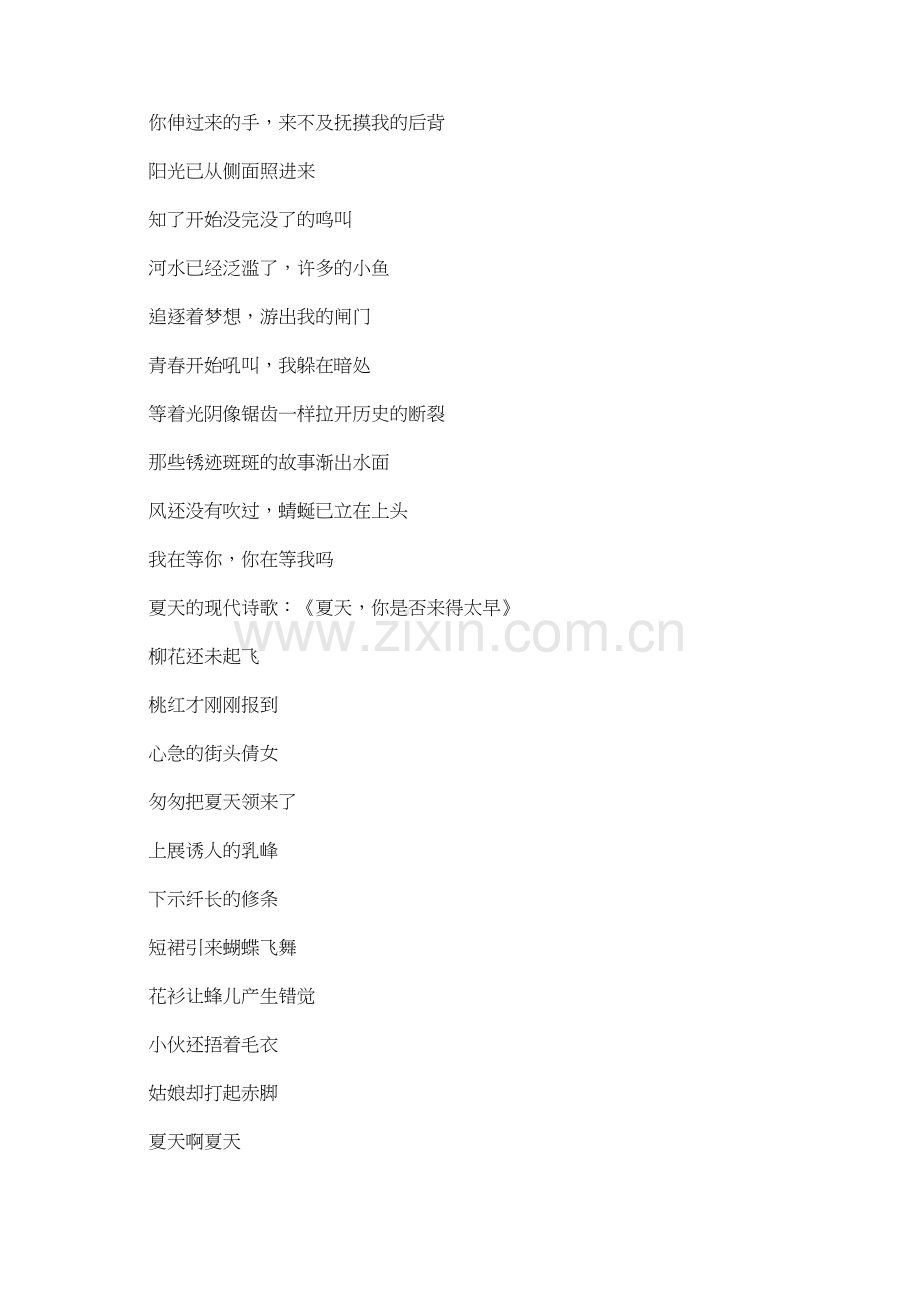 这个夏天的现代诗歌.doc_第2页
