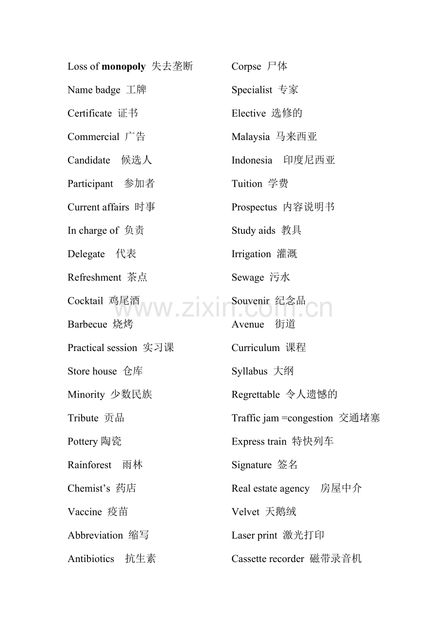 雅思---听力拼写有难度的词.doc_第1页