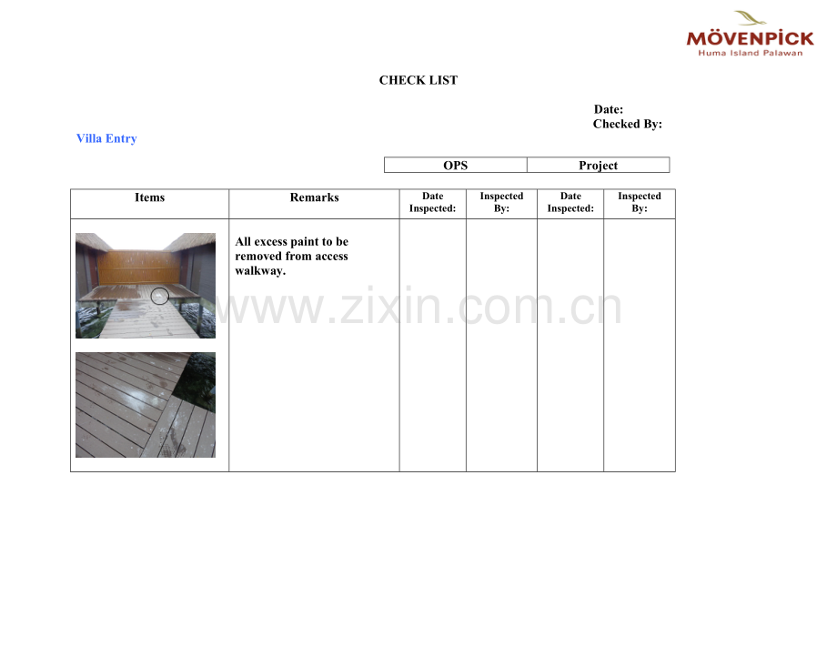 客房缺陷Sample-room-checklist-with-photos---September.doc_第1页