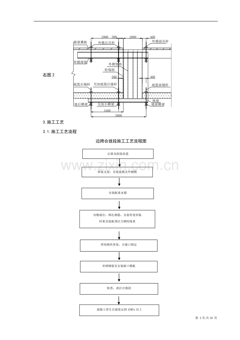 变截面预应力混凝土连续箱梁合拢段施工技术总结.doc_第2页