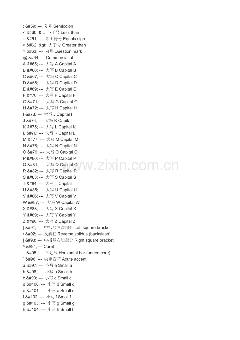 HTML转义符号.docx_第2页