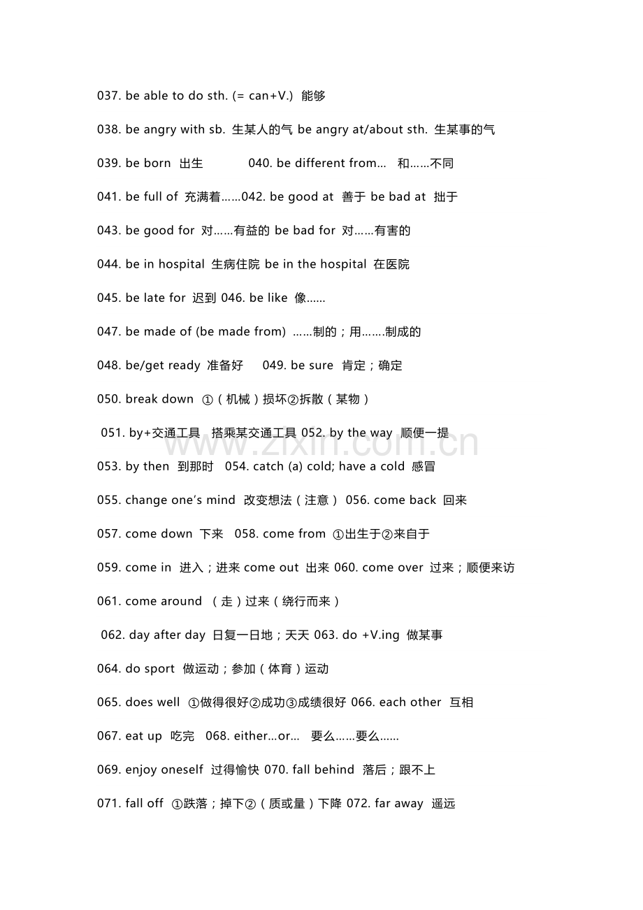 常见的218条高中英语基础短语.docx_第2页