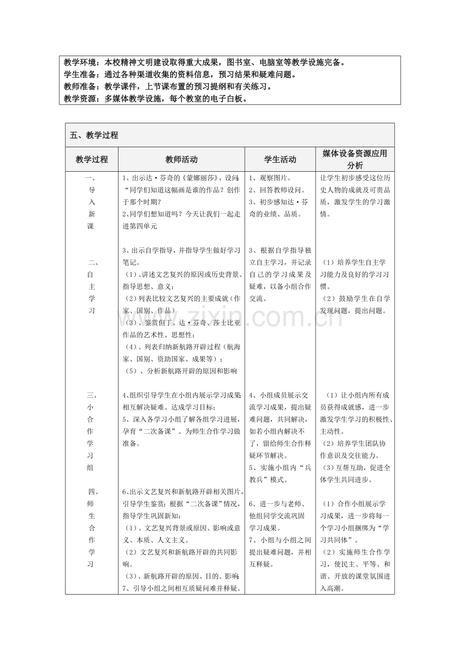 《资本主义时代的曙光》教学设计.doc_第2页