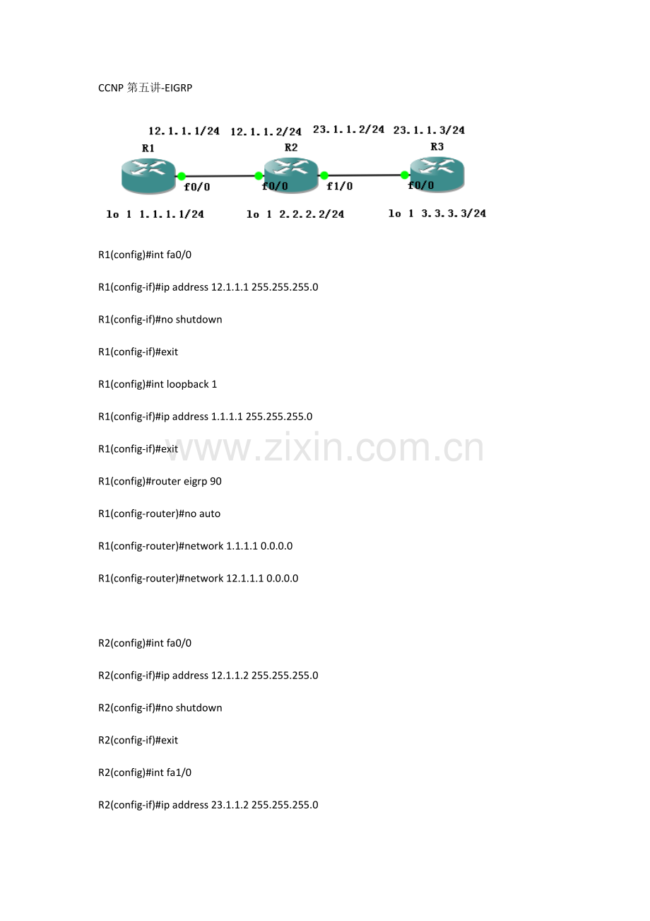 CCNP第五讲-EIGRP.docx_第1页