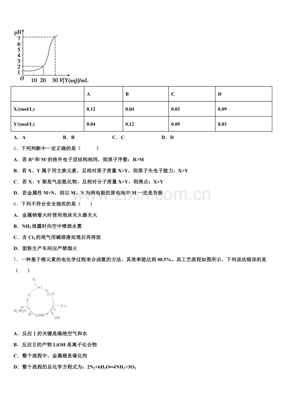 2025-2026学年重庆市江津巴县长寿等七校联盟化学高三上期末监测试题.doc_第2页