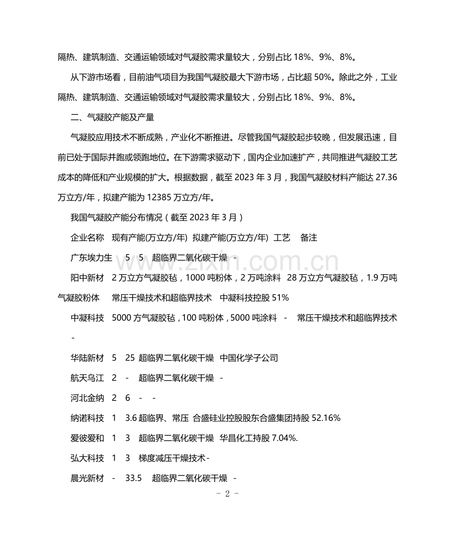 企业积极扩产-我国气凝胶处于高速成长期-市场增速领先全球.doc_第2页