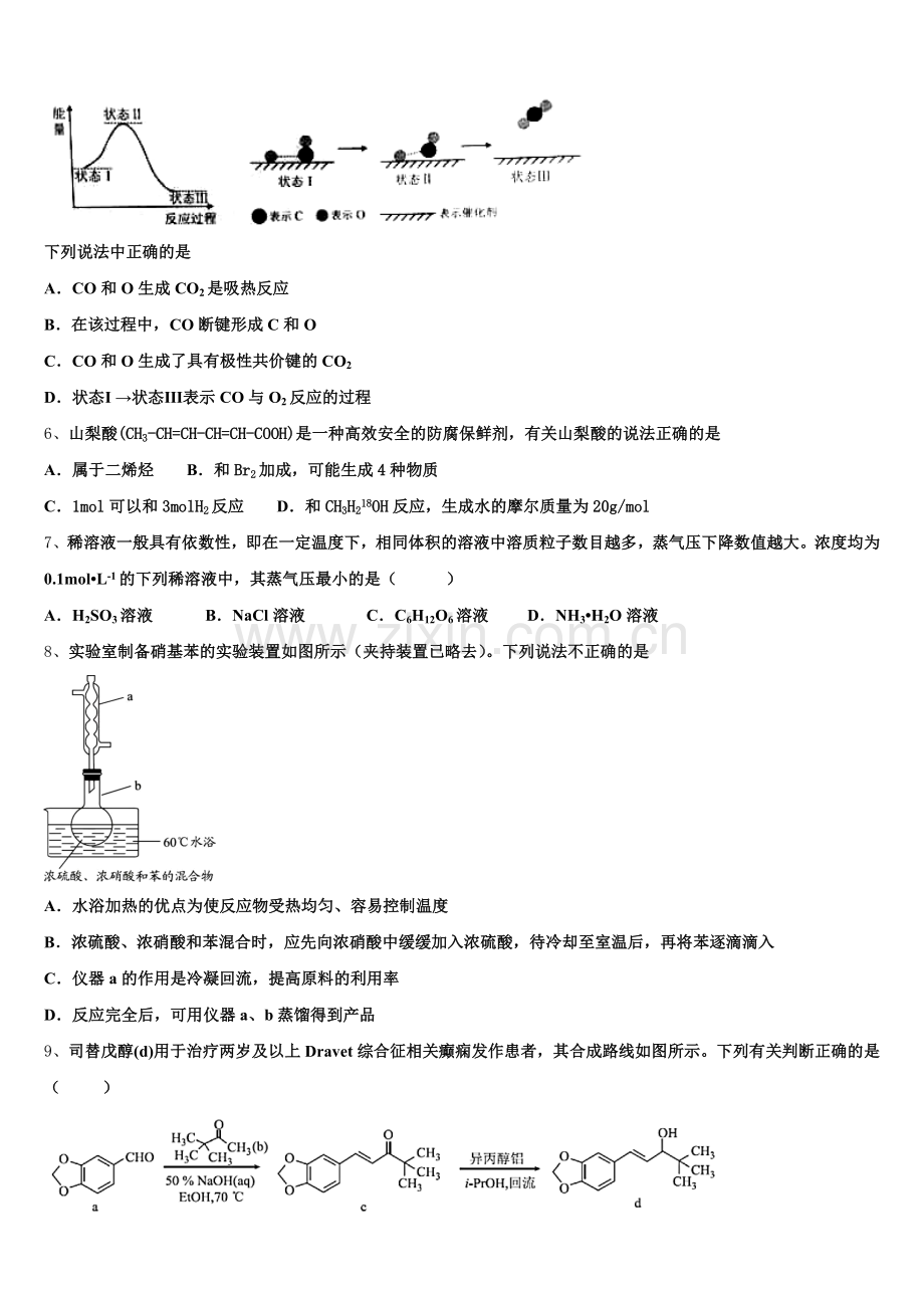 2026届北京交大附中化学高三第一学期期末质量跟踪监视模拟试题.doc_第2页