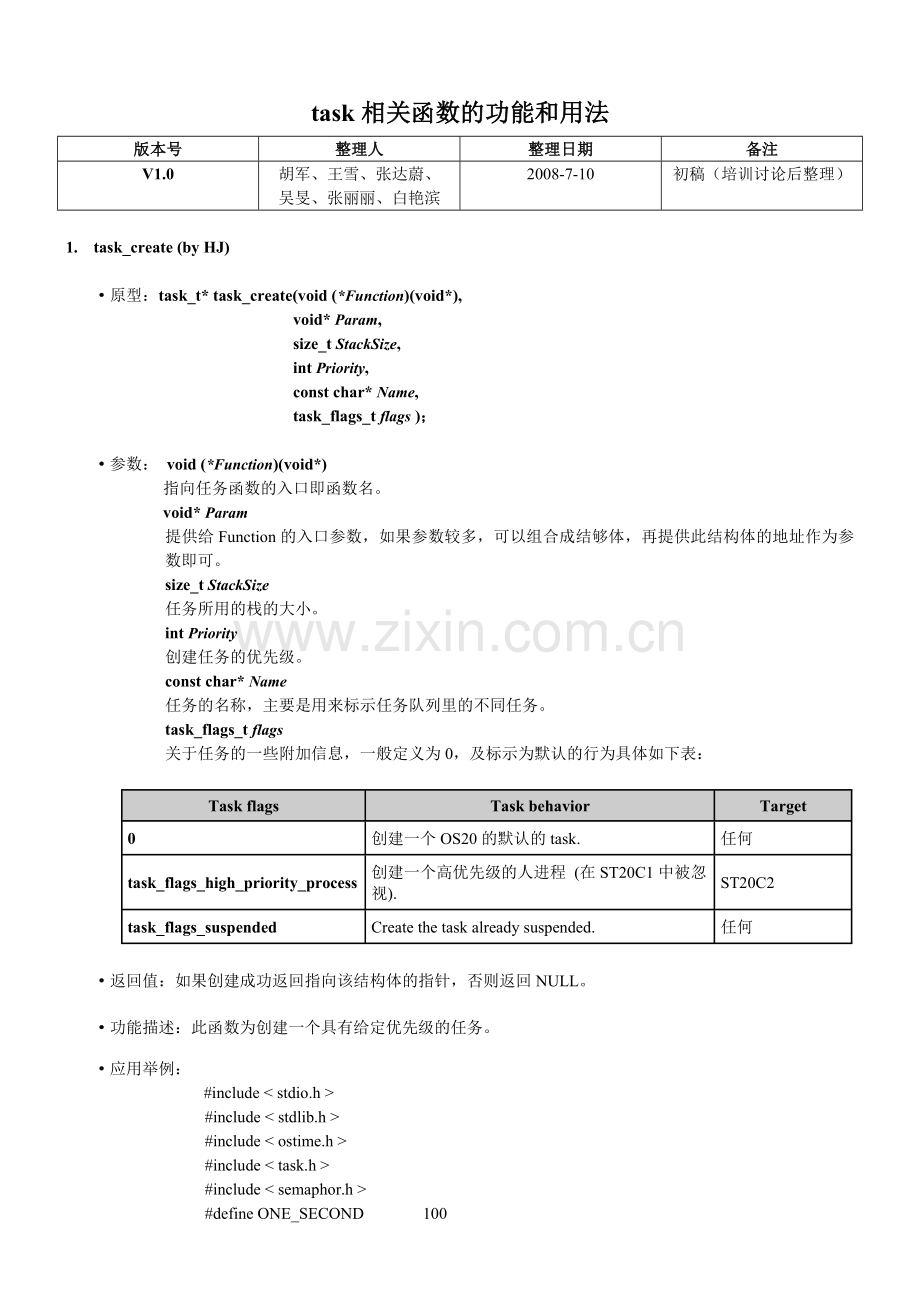 task相关函数的功能和用法.doc_第1页