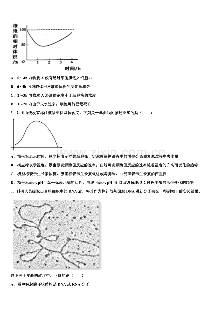 江西省南昌市第十五中学2025年高三生物第一学期期末复习检测试题.doc_第2页