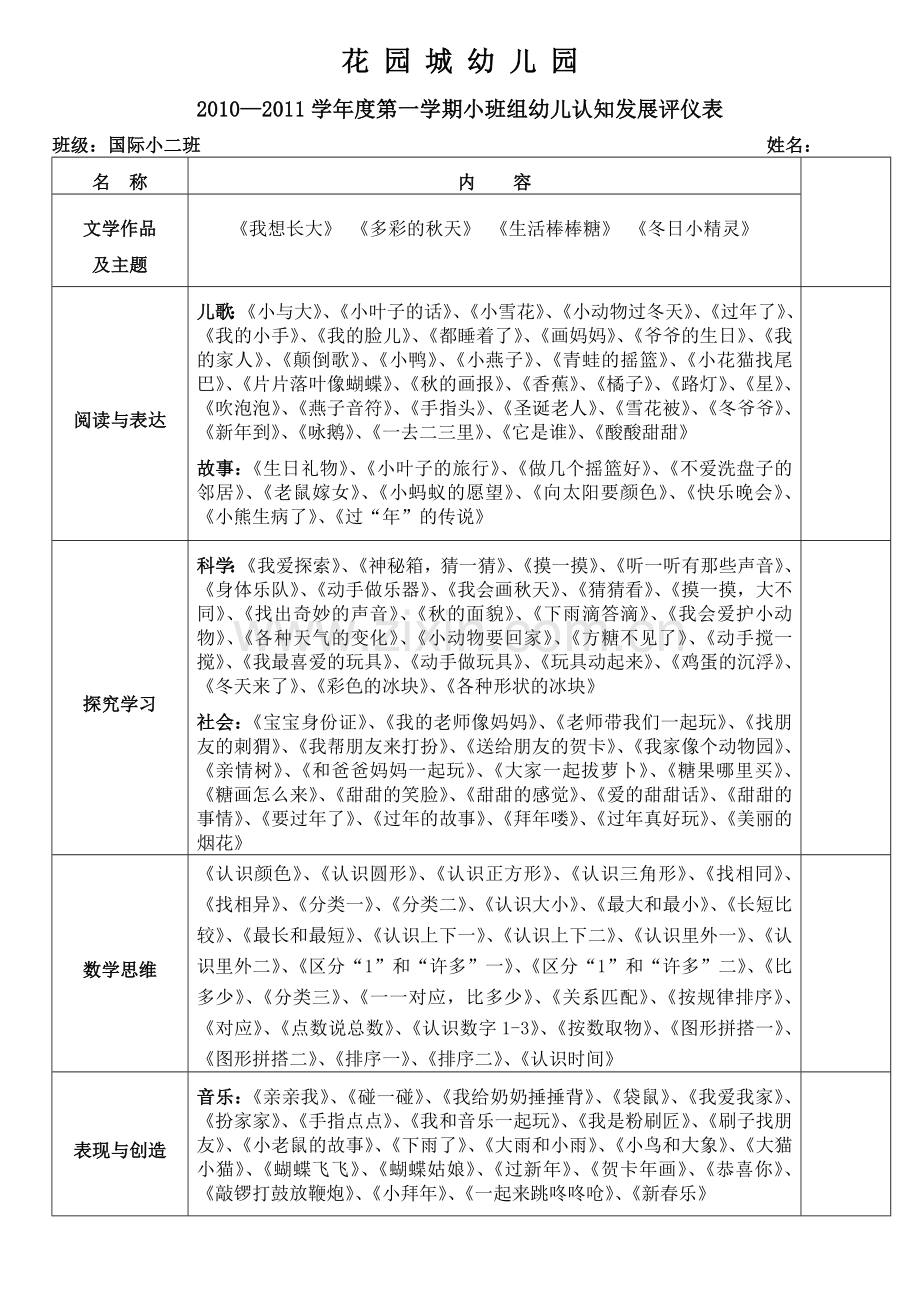 评议表格小班组.doc_第1页