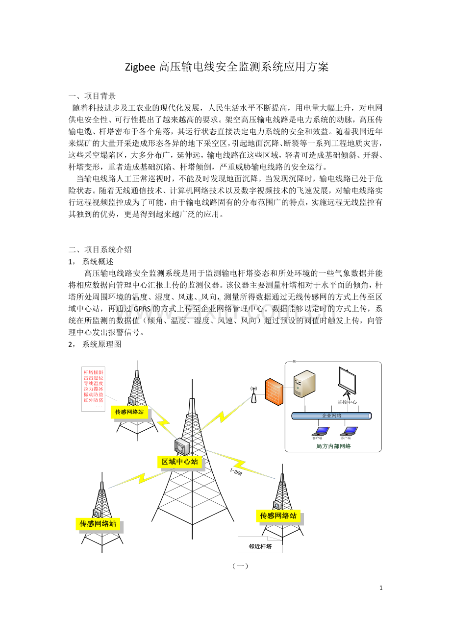 zigbee输电线安全监测系统应用.doc_第1页