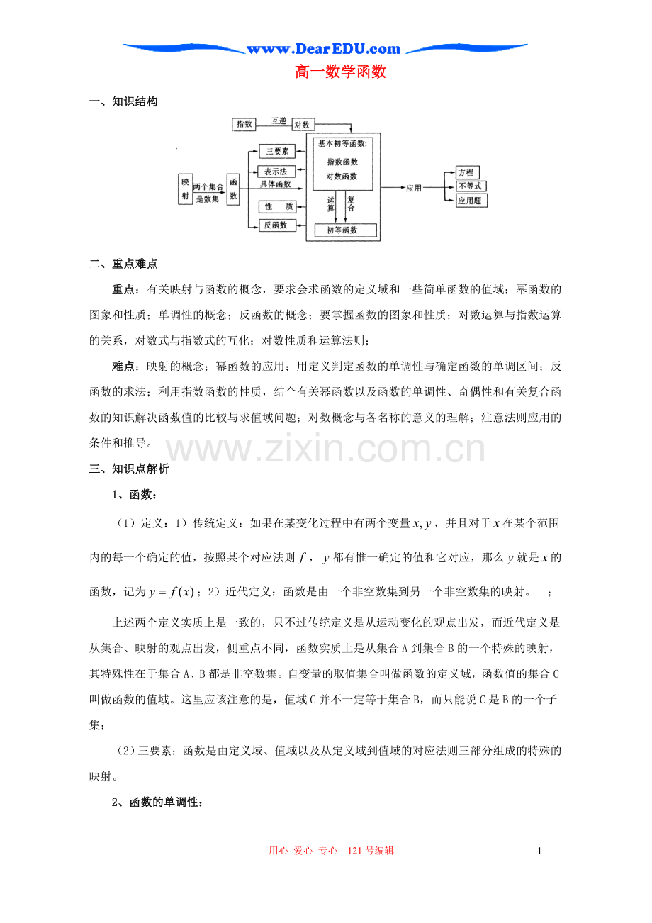人教版高一数学函数.doc_第1页