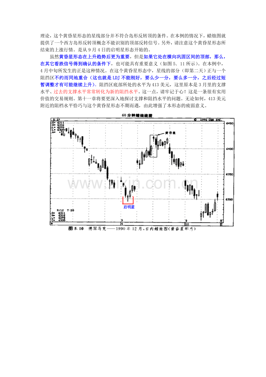 当星线尤其是十字星线出现时就是一个警告信号.doc_第2页