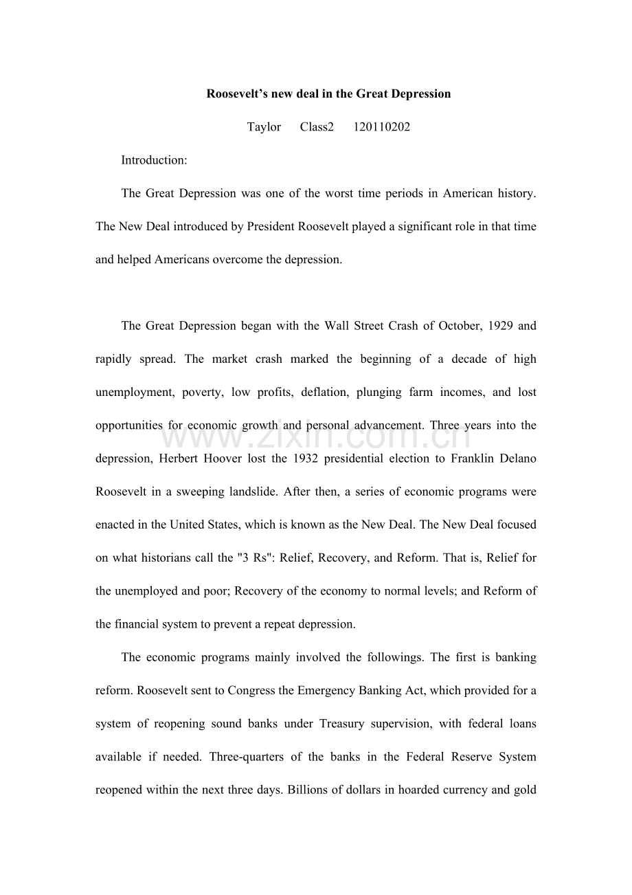 Roosevelt’s-new-deal-in-the-Great-Depression.doc_第1页