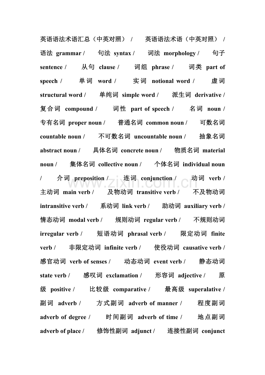 英语语法术语汇总.docx_第1页
