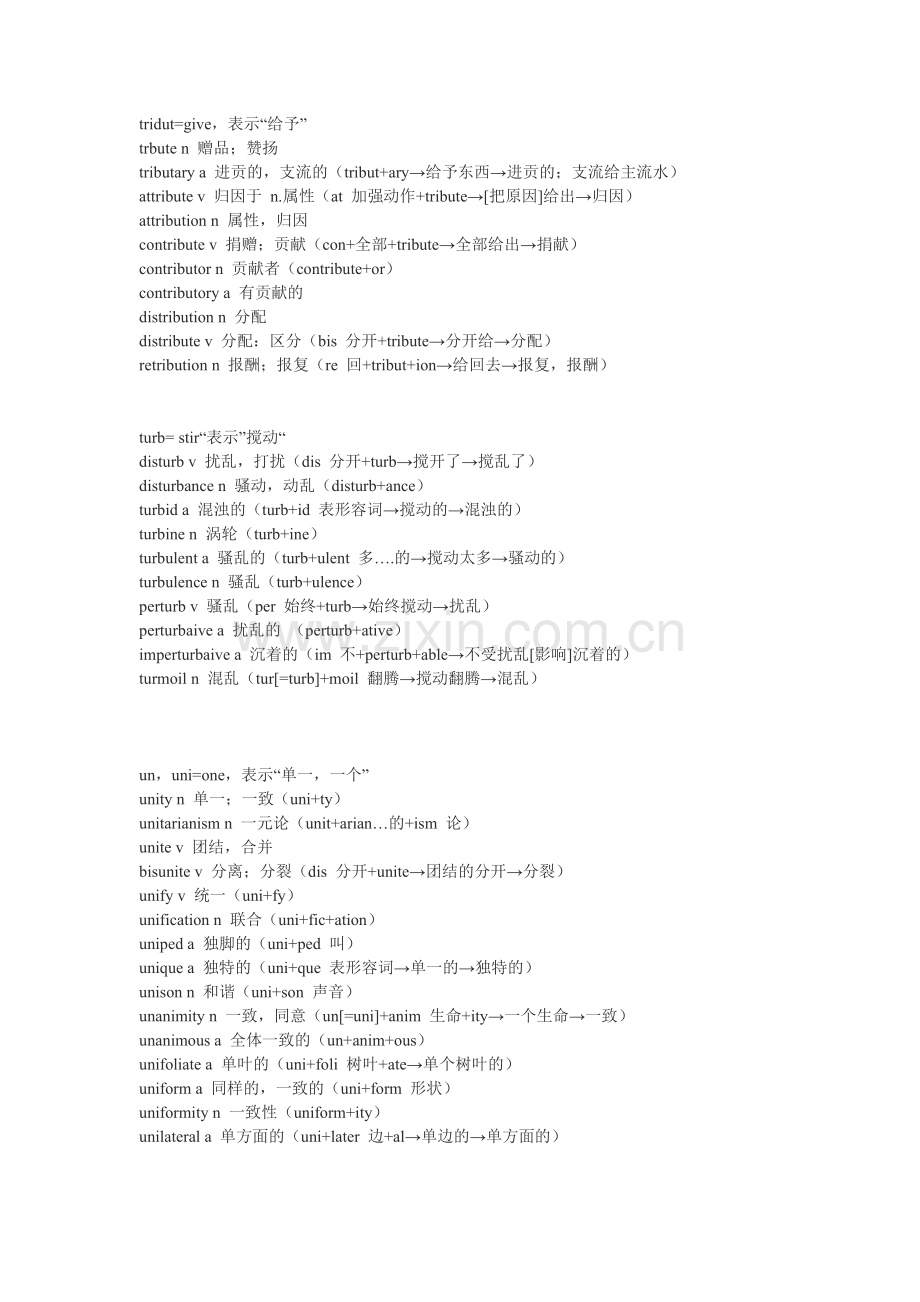 四级英语单词精讲.doc_第1页