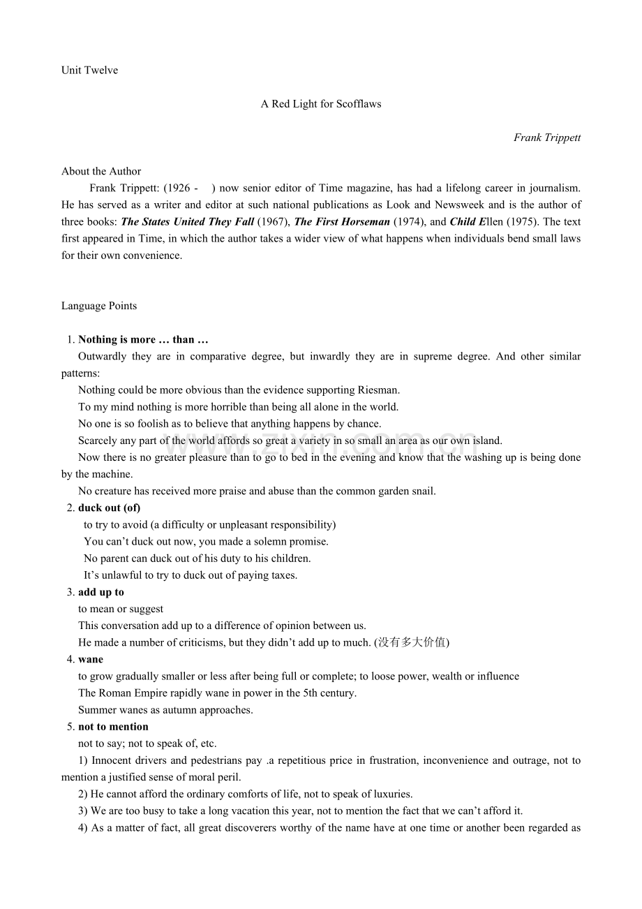 A-red-lignt-for-scofflaws[1].doc_第1页