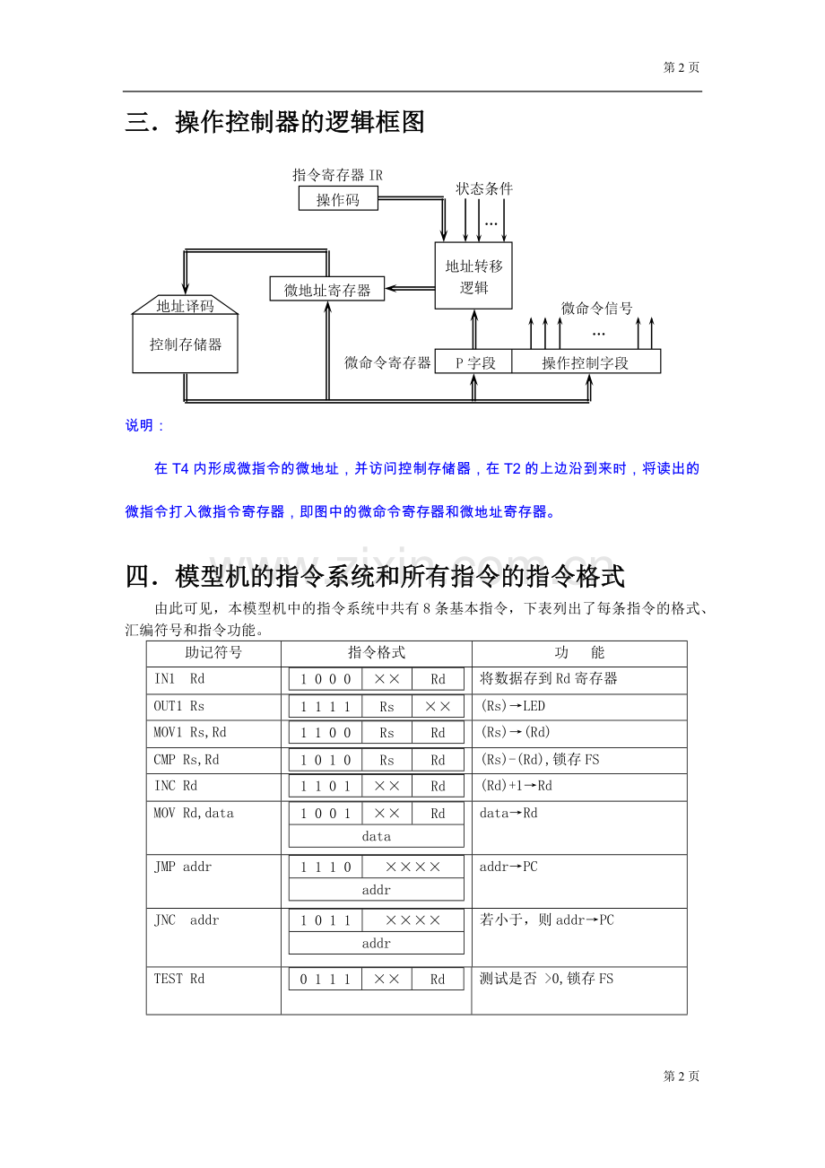 计算机组成原理课设文档.docx_第2页