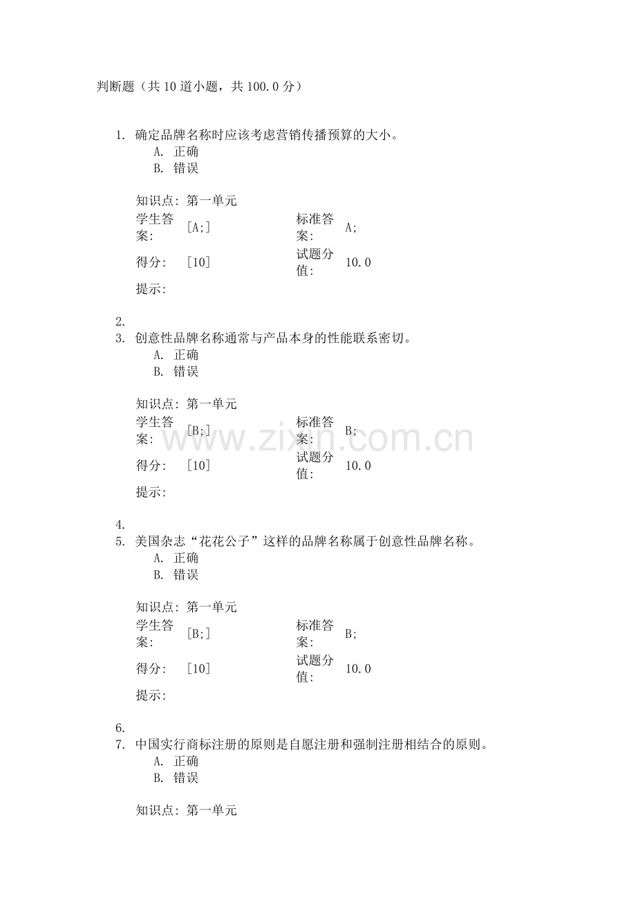 品牌管理与决策.doc_第1页