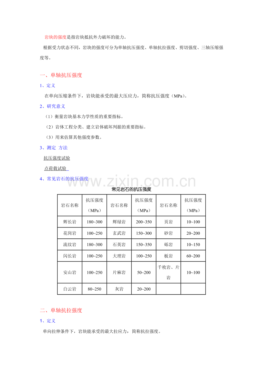 常见岩石的物理力学性质.doc_第1页