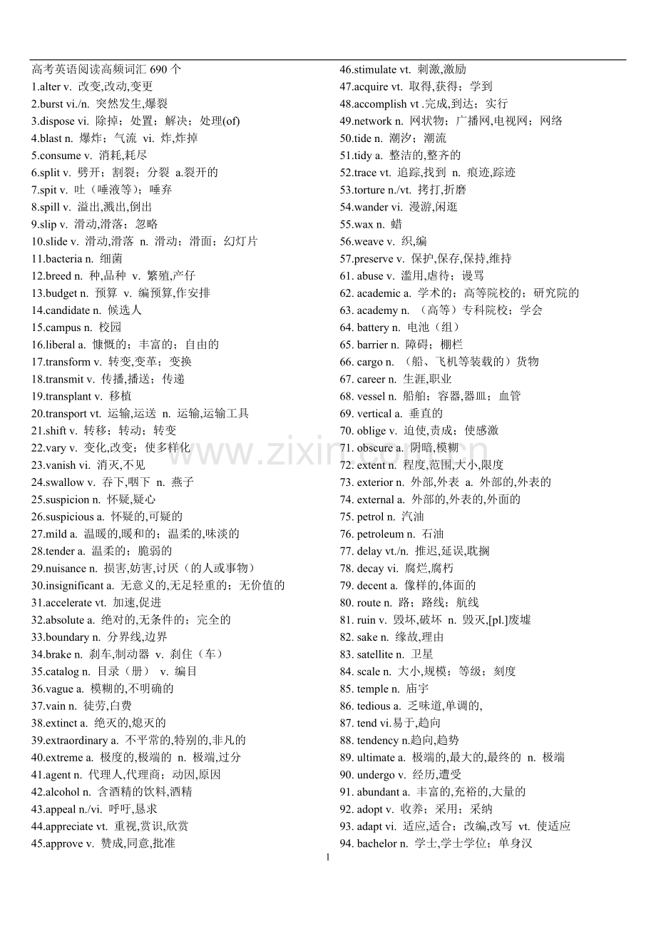 1.3、阅读高频词汇.doc_第1页