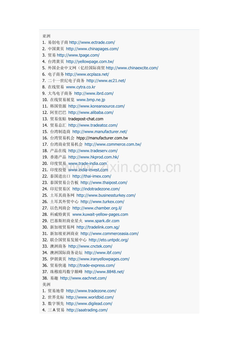 500个国际贸易网站.doc_第2页