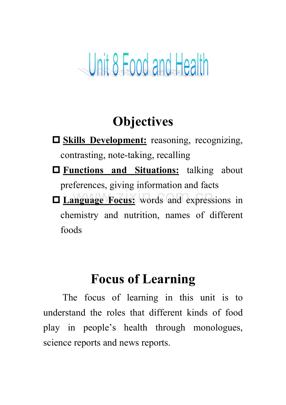 Unit-8-Food-and-Health.doc_第1页