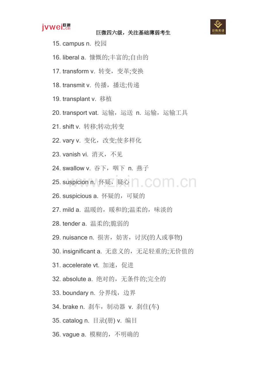 360个四级高频必考词汇.doc_第2页