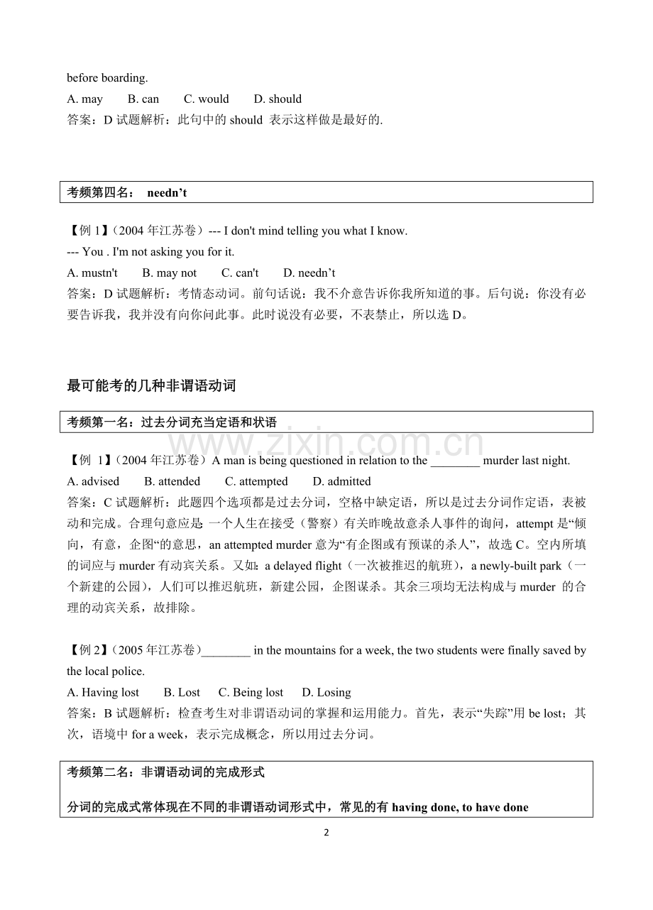 高考英语最后必看考点.docx_第2页