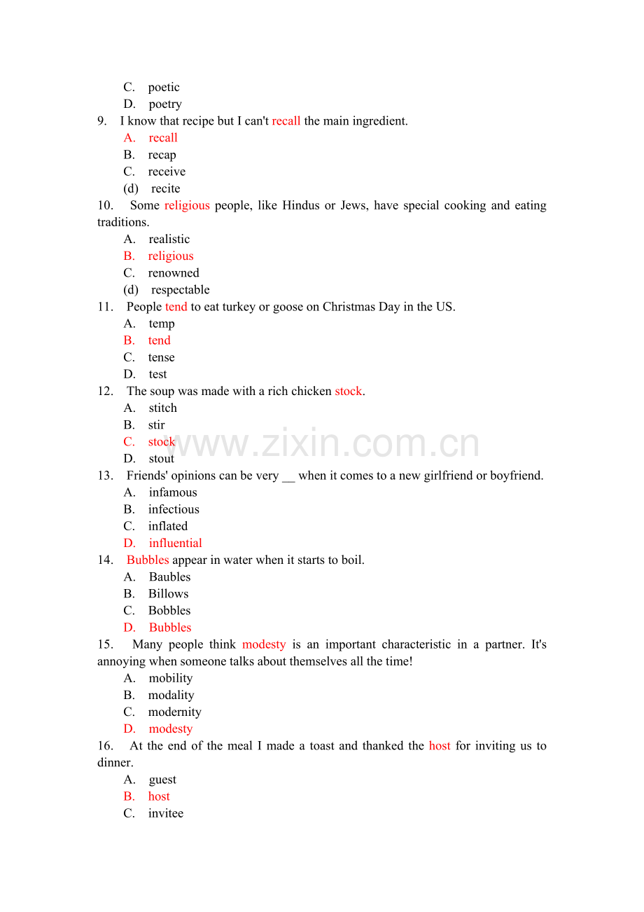 练习100题Vocabulary-and-Structure.doc_第2页