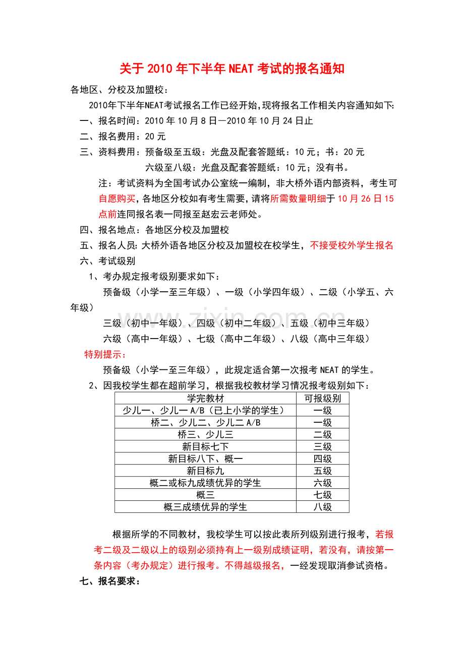 NEAT相关信息.doc_第1页