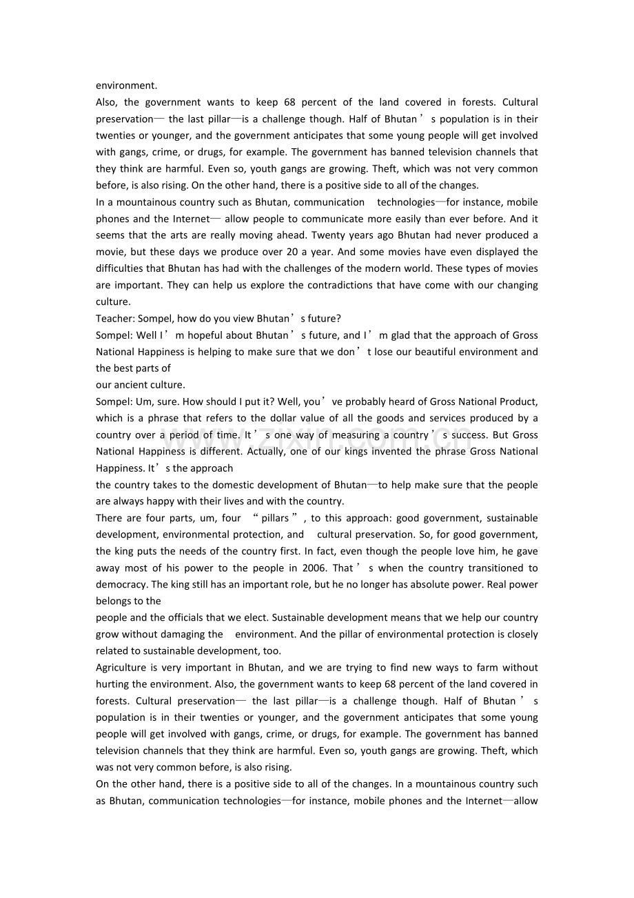 国际交流英语视听说4-U4-听力原文及翻译.doc_第2页