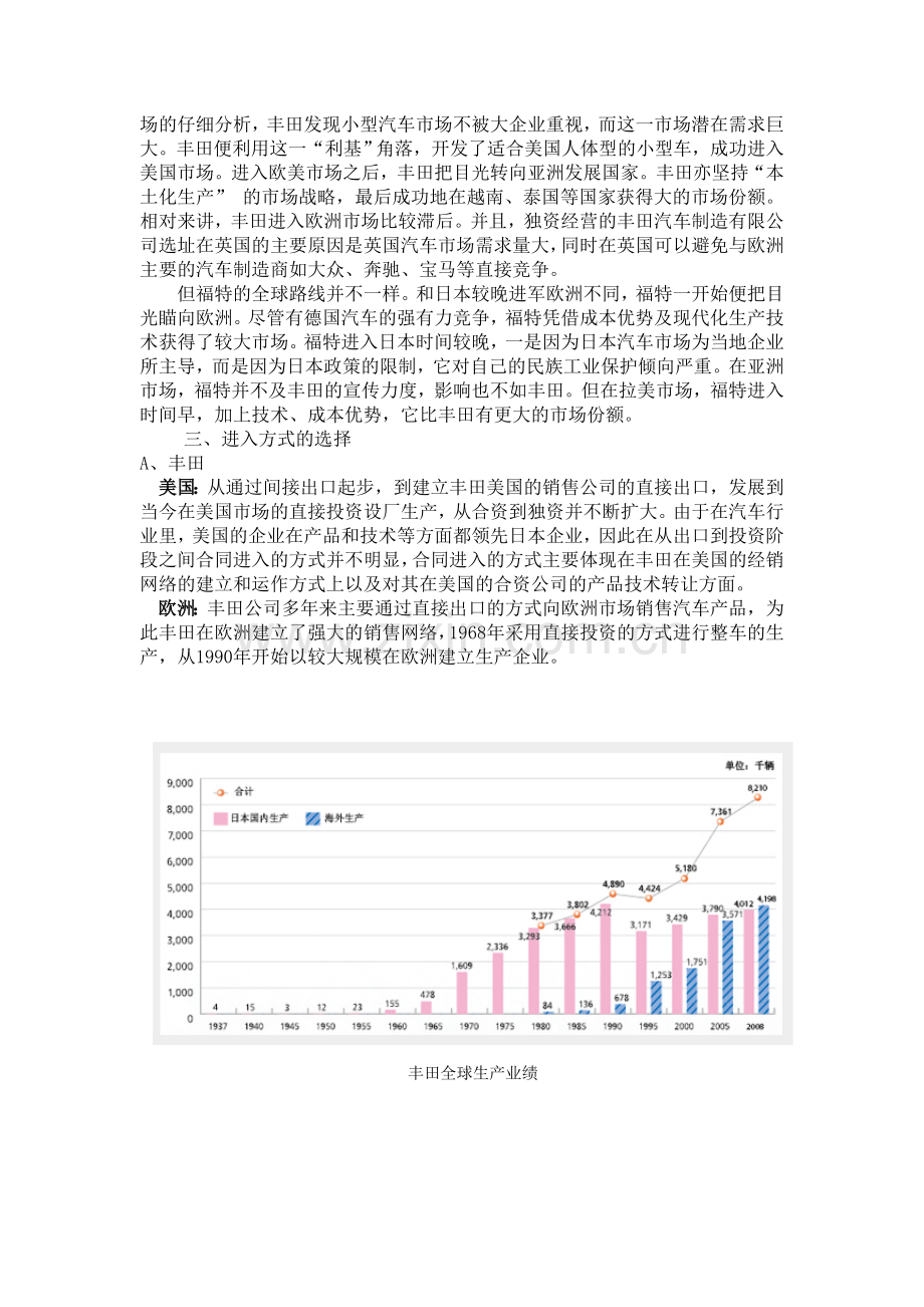 丰田与福特国际市场营销战略的异同.doc_第2页