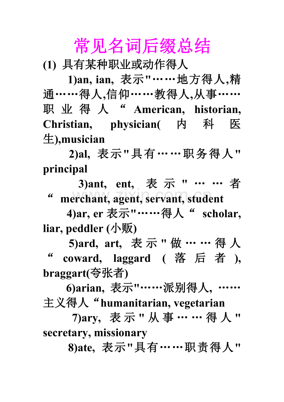 常见名词后缀总结.doc_第1页