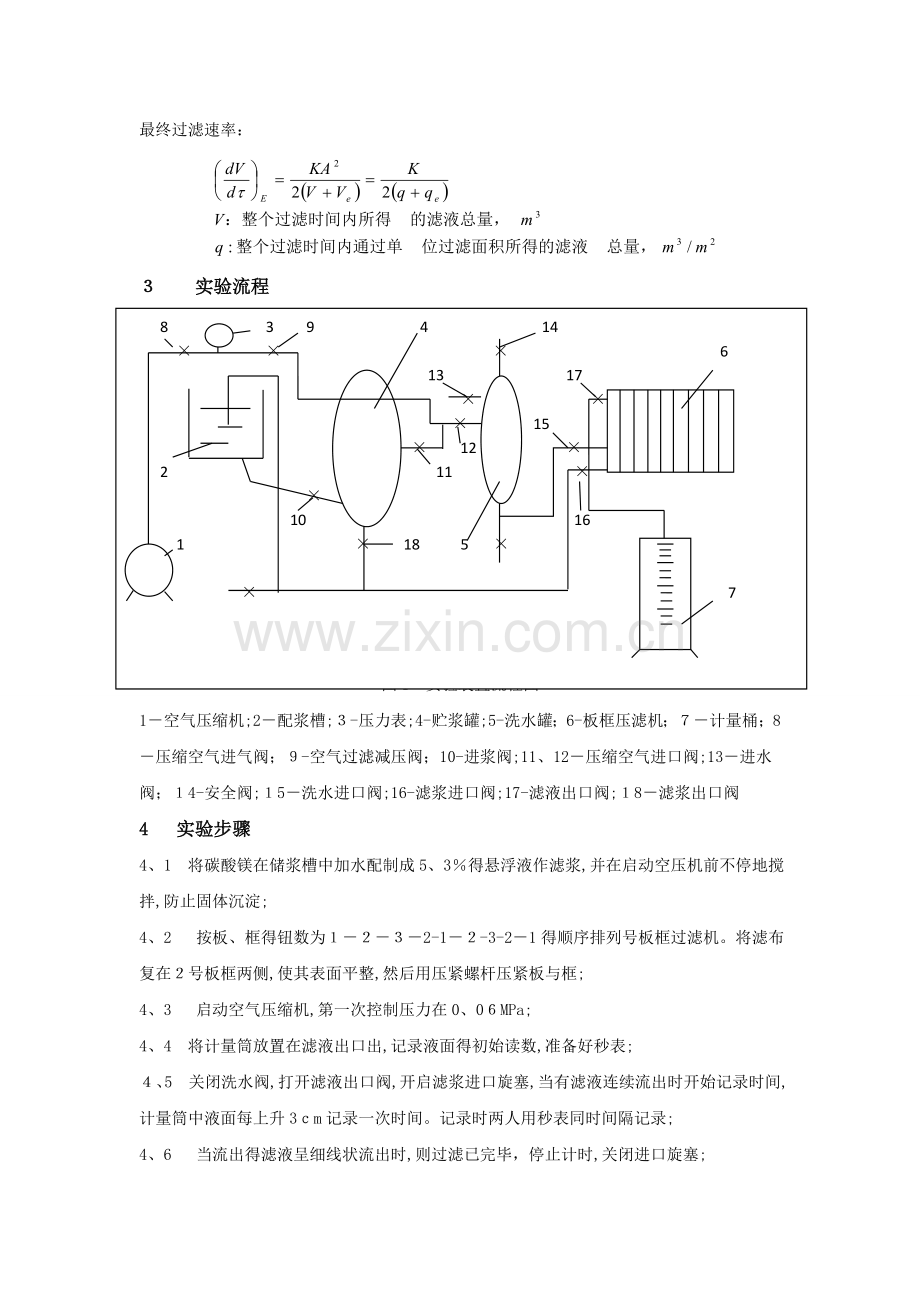 板框过滤实验报告.doc_第2页